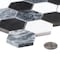 Andova Tiles SAMPLE Channing 2 x 2 Marble Honeycomb Mosaic Floor Use Tile SAM-ANDCHA121 - alternate 2